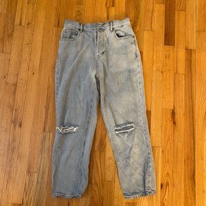 PAC SUN high rise jeans, light wash, size 29